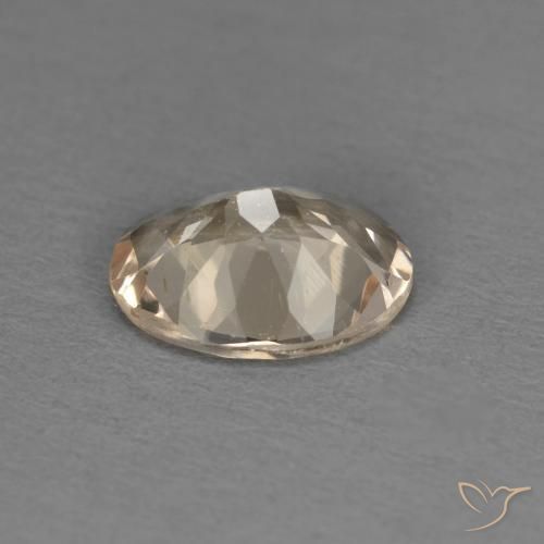 9,17 ctw natürlicher Light Neutral Orange Morganit, Oval, VS