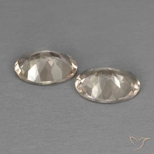 1.67 ct natürliche Light Neutral Orange Morganit-Edelsteine, Oval, VS
