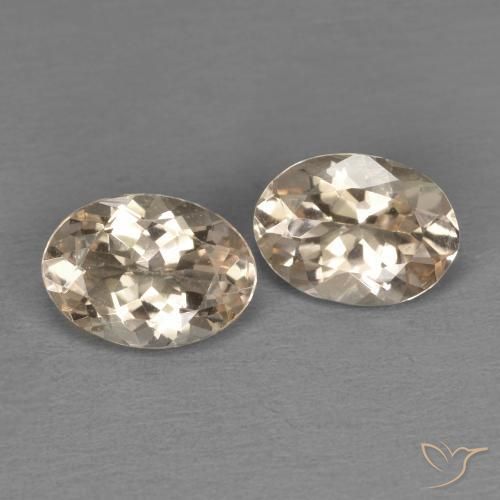 1.79 ct natürliche hellorange Morganit-Edelsteine, Oval, VVS-VS