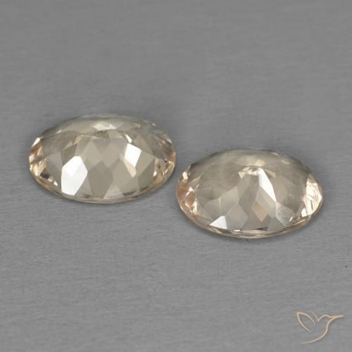 1.68 ct natürliche hellorange Morganit-Edelsteine, Oval, VVS-VS