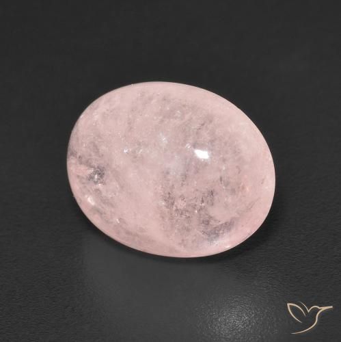 9,17 ctw natürlicher hellrosa Morganit, Oval, Transparent
