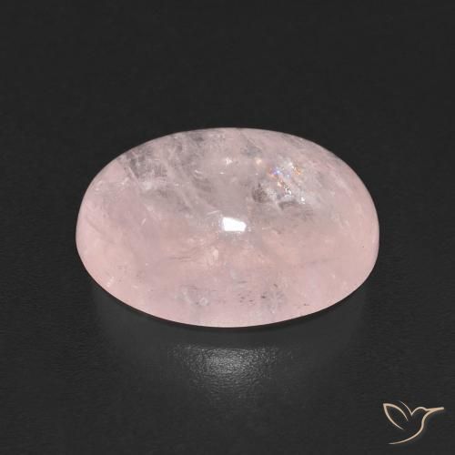 9,17 ctw natürlicher hellrosa Morganit, Oval, Transparent
