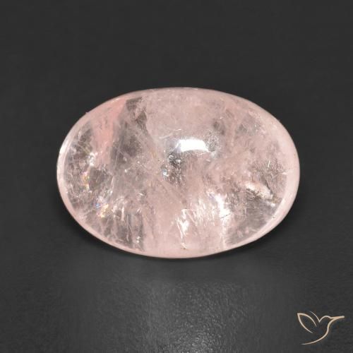 5.56ct Natürlicher Korallenrosa Morganit, Oval, Transparent