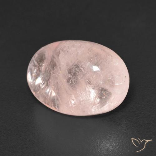 9,17 ctw natürlicher Korallenrosa Morganit, Oval, Transparent