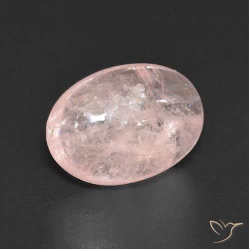 9,17 ctw natürlicher Korallenrosa Morganit, Oval, Transparent