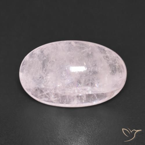 7.32ct Natürlicher Sehr helles Rosa Morganit, Oval, Transparent