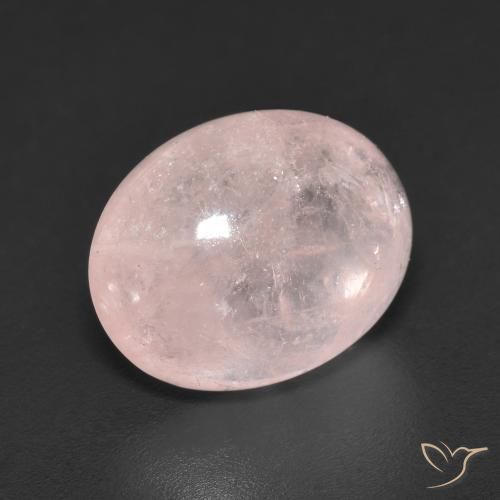 9,17 ctw natürlicher hellrosa Morganit, Oval, Transparent