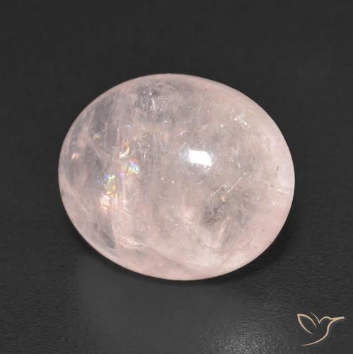 9,17 ctw natürlicher hellrosa Morganit, Oval, Transparent