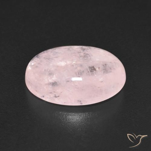 9,17 ctw natürlicher hellrosa Morganit, Oval, Transparent