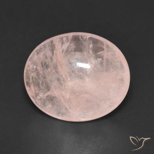4.45ct Natürlicher Mittelrosa Morganit, Oval, Transparent