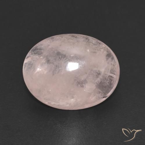 4.89ct Natürlicher Helles Korallenrosa Morganit, Oval, Transparent