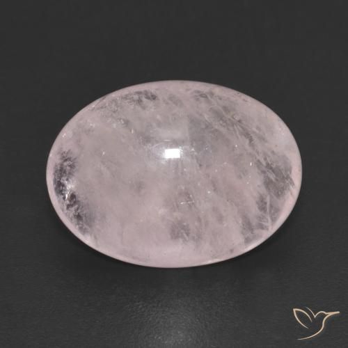 7.19ct Natürlicher Helles Korallenrosa Morganit, Oval, Transparent