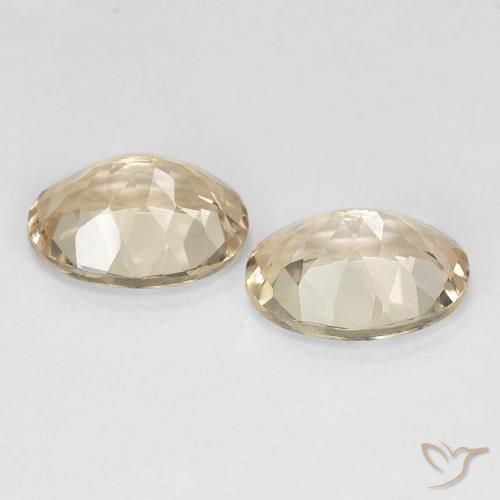 2.33 ct natürliche hellgolden Morganit-Edelsteine, Oval, VVS-VS