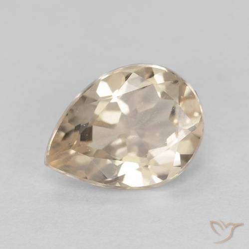 9,17 ctw natürlicher hellgolden Morganit, Birnenform, VVS-VS
