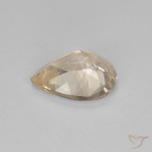 9,17 ctw natürlicher hellgolden Morganit, Birnenform, VS