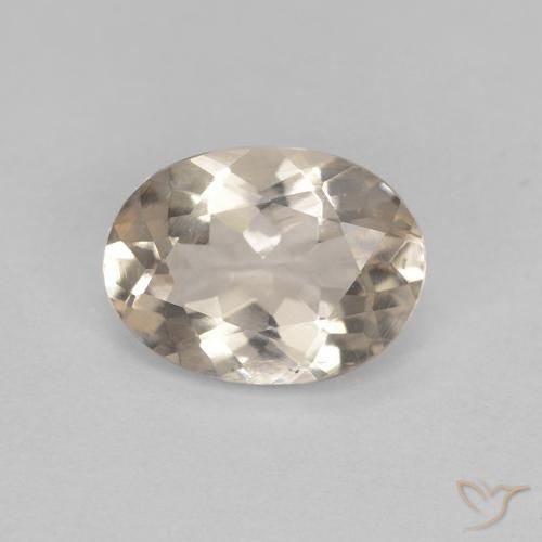 0.99ct Natürlicher hellgolden Morganit, Oval, VS