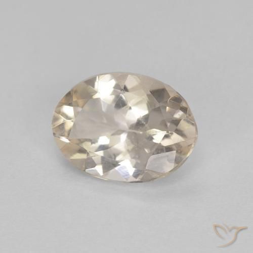 9,17 ctw natürlicher hellgolden Morganit, Oval, VS