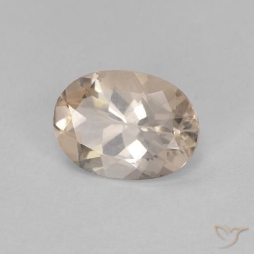9,17 ctw natürlicher hellgolden Morganit, Oval, VVS