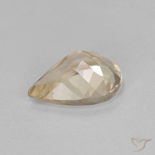 9,17 ctw natürlicher hellgolden Morganit, Birnenform, VVS-VS