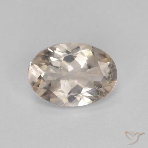0.92ct Natürlicher hellgolden Morganit, Oval, VS