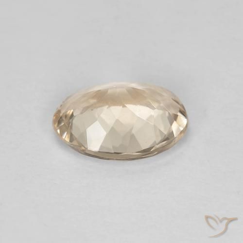 9,17 ctw natürlicher hellgolden Morganit, Oval, VVS-VS