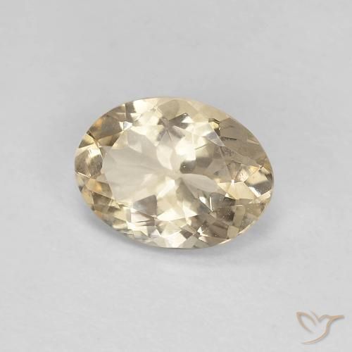 9,17 ctw natürlicher hellgolden Morganit, Oval, VVS