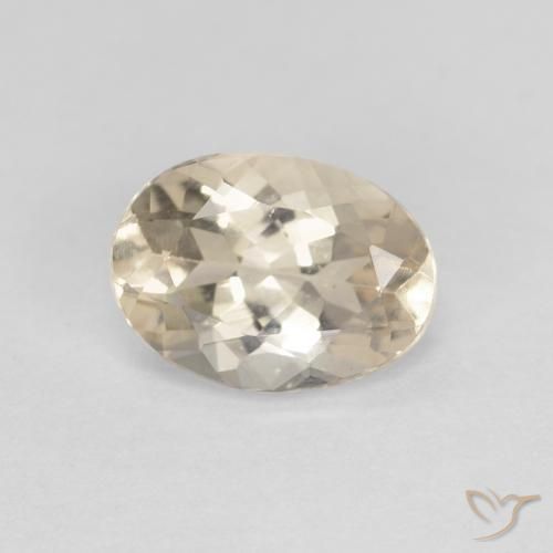 9,17 ctw natürlicher hellgolden Morganit, Oval, VVS-VS