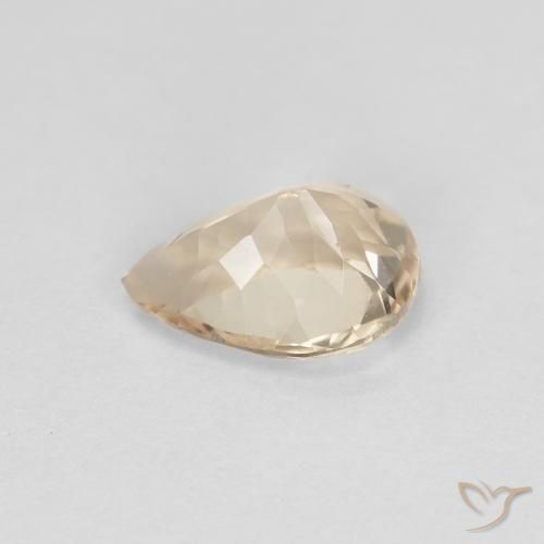 9,17 ctw natürlicher hellgolden Morganit, Birnenform, VVS