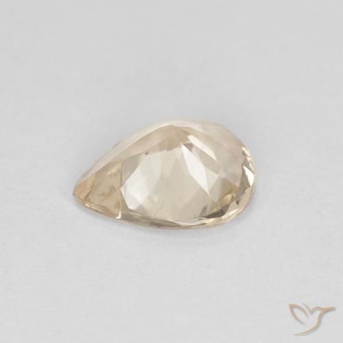 9,17 ctw natürlicher hellgolden Morganit, Birnenform, VS