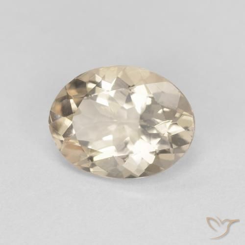 1.04ct Natürlicher hellgolden Morganit, Oval, VS