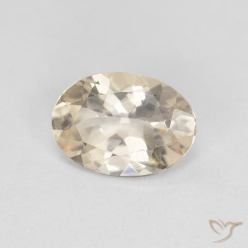 9,17 ctw natürlicher hellgolden Morganit, Oval, VVS-VS