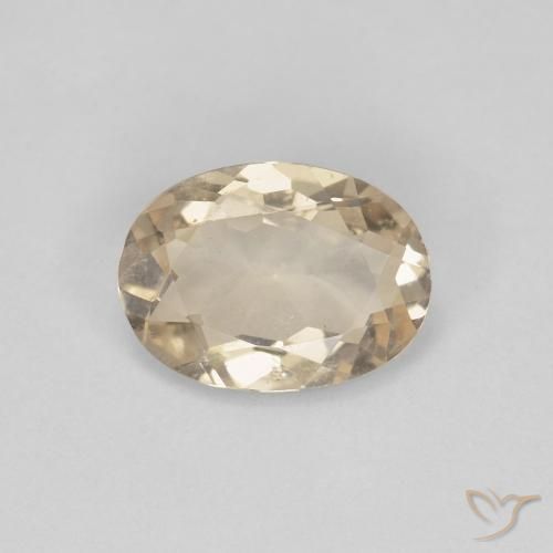 9,17 ctw natürlicher hellgolden Morganit, Oval, VS