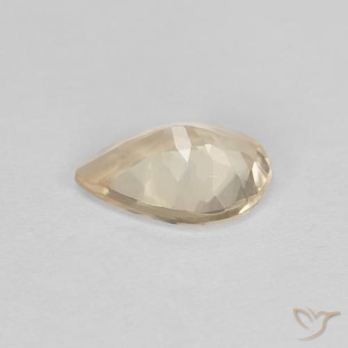 9,17 ctw natürlicher hellgolden Morganit, Birnenform, VS