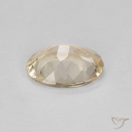 9,17 ctw natürlicher hellgolden Morganit, Oval, VVS-VS