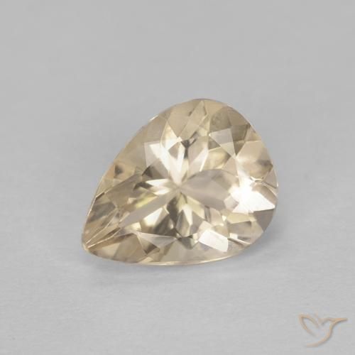 0.94ct Natürlicher Creme Morganit, Birnenform, VVS