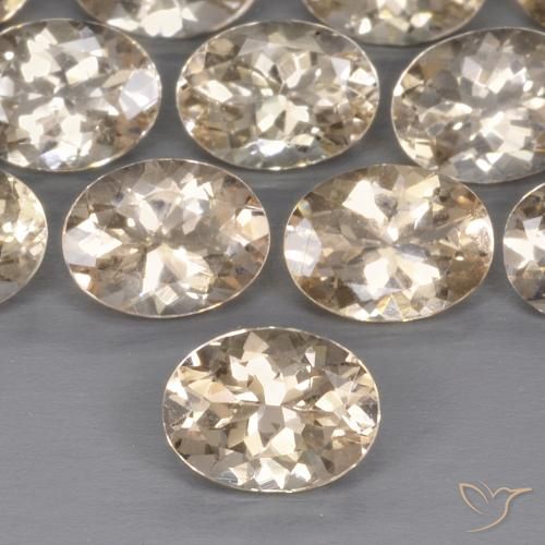 1.09ct Natürlicher hellgolden Morganit, Oval, VS