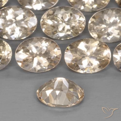 9,17 ctw natürlicher hellgolden Morganit, Oval, VS