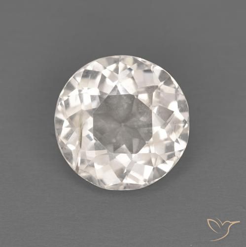 0.95ct Natürlicher Sehr helles Rosa Morganit, Runden, VS