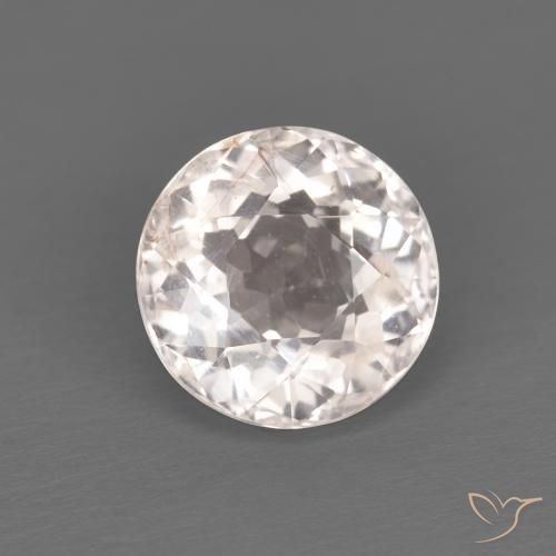1.22ct Natürlicher Medium Light-Pink Morganit, Runden, VS