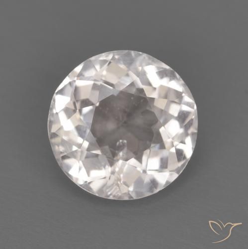 1.29ct Natürlicher Sehr helles Rosa Morganit, Runden, VS
