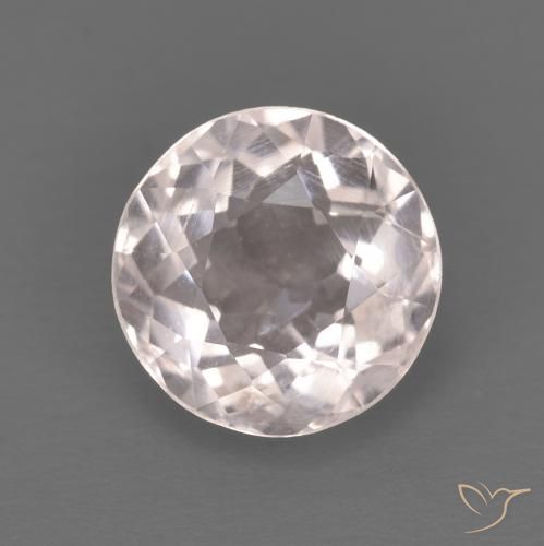 1.45ct Natürlicher Sehr helles Rosa Morganit, Runden, VS