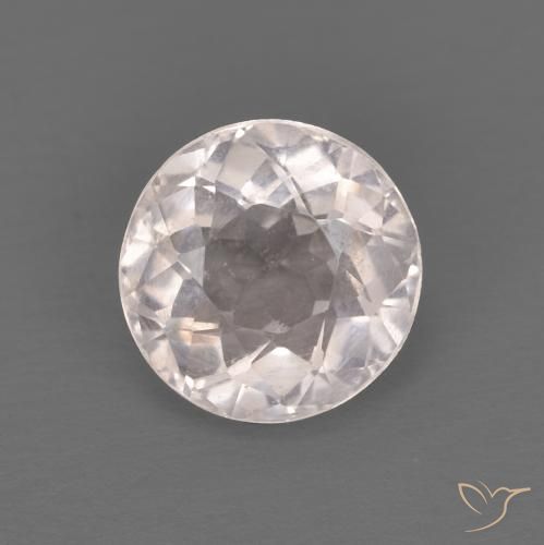 1.16ct Natürlicher Sehr helles Rosa Morganit, Runden, VS