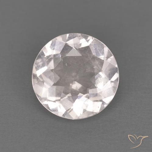 0.96ct Natürlicher Sehr helles Rosa Morganit, Runden, VVS-VS