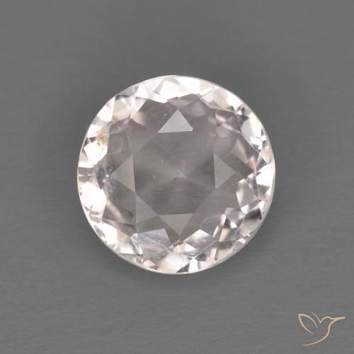 1.05ct Natürlicher Sehr helles Rosa Morganit, Runden, VVS-VS