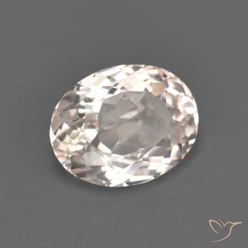9,17 ctw natürlicher Medium Light-Pink Morganit, Oval, VVS-VS