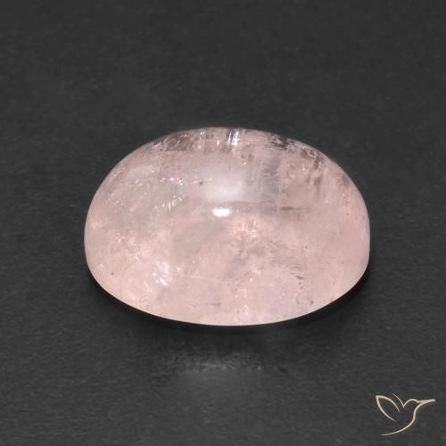 9,17 ctw natürlicher Flamingorosa Morganit, Oval, Transparent