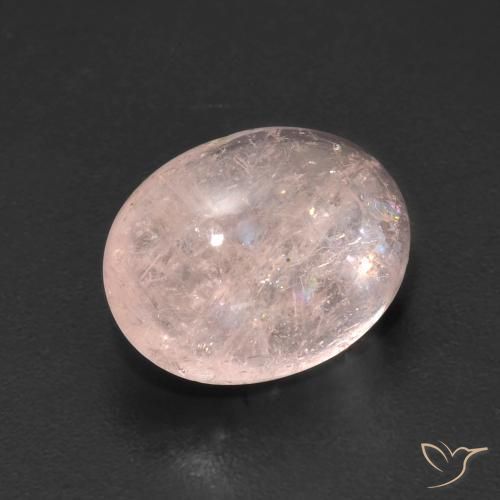 9,17 ctw natürlicher Flamingorosa Morganit, Oval, Transparent