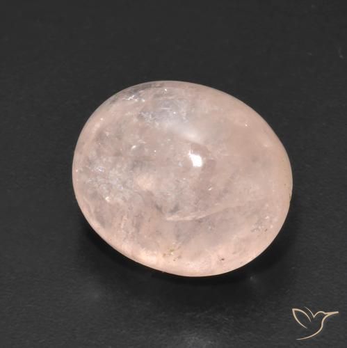 9,17 ctw natürlicher Lachs-rosa Morganit, Oval, Transparent