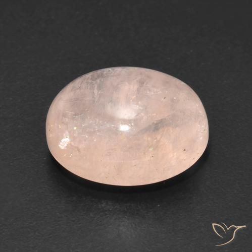 9,17 ctw natürlicher Lachs-rosa Morganit, Oval, Transparent