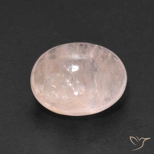 4.91ct Natürlicher Mittelrosa Morganit, Oval, Transparent